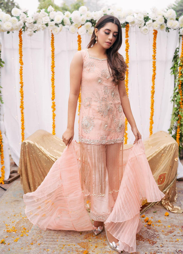 Manaal Arfeen Luxury Pret  Chiffon 3 Piece Dress MNL23MF Dandelions