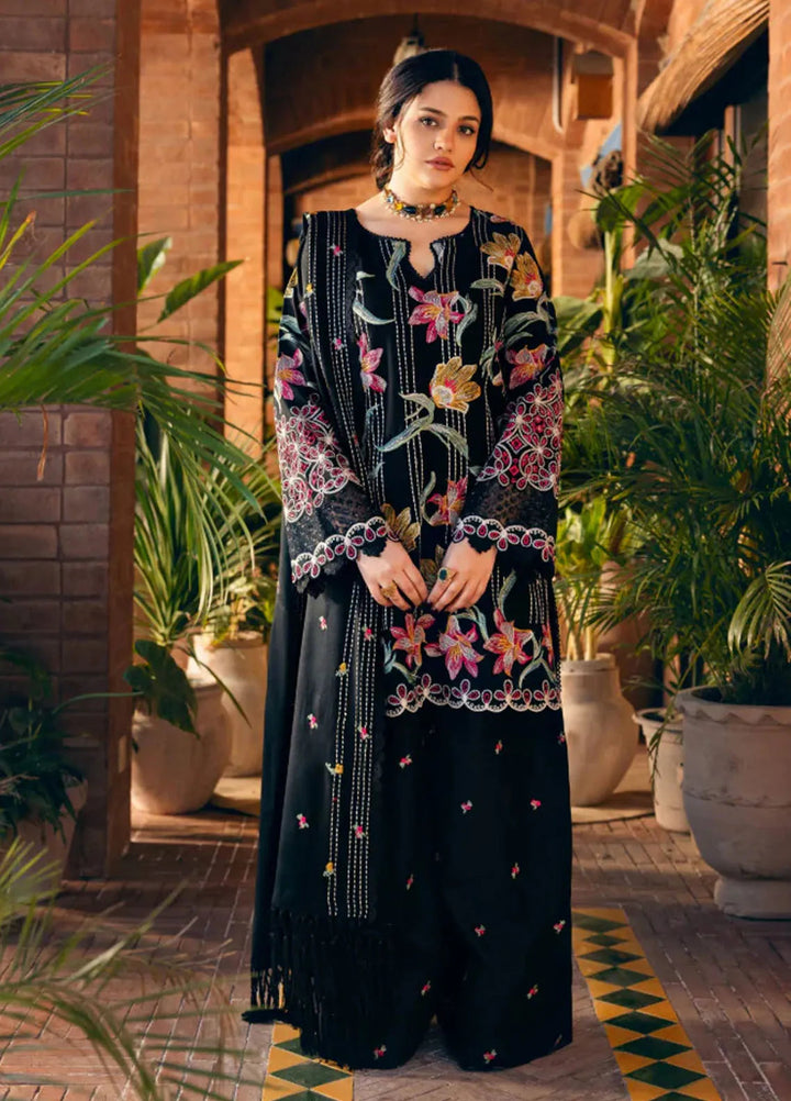 Manara Embroidered Karandi Suit Unstitched 3 Piece MNA24LW LW-01 Kantha - Winter Collection