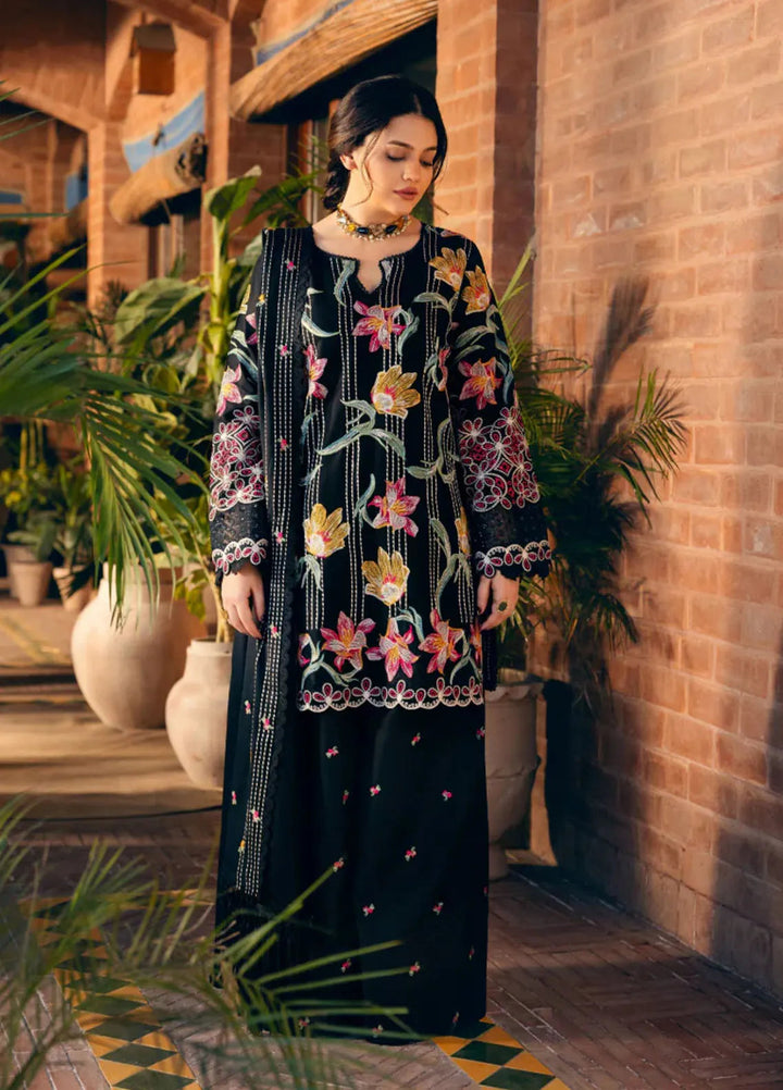Manara Embroidered Karandi Suit Unstitched 3 Piece MNA24LW LW-01 Kantha - Winter Collection