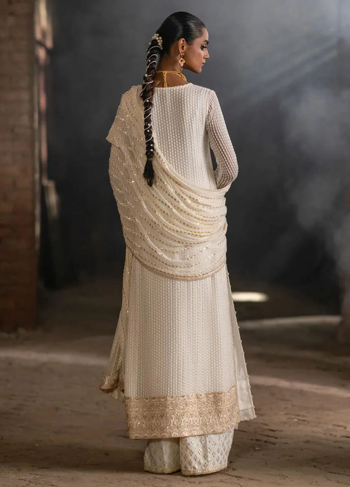 Mannat By Erum Khan Luxury Pret Embroidered Chiffon 3 Piece Suit Tabeer