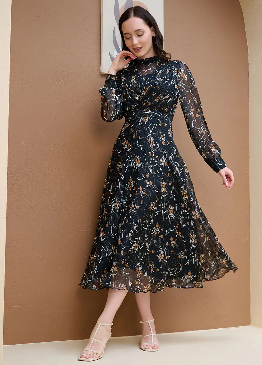 Mardaz Fashion Pret Casual Chiffon Maxi MFD-50233