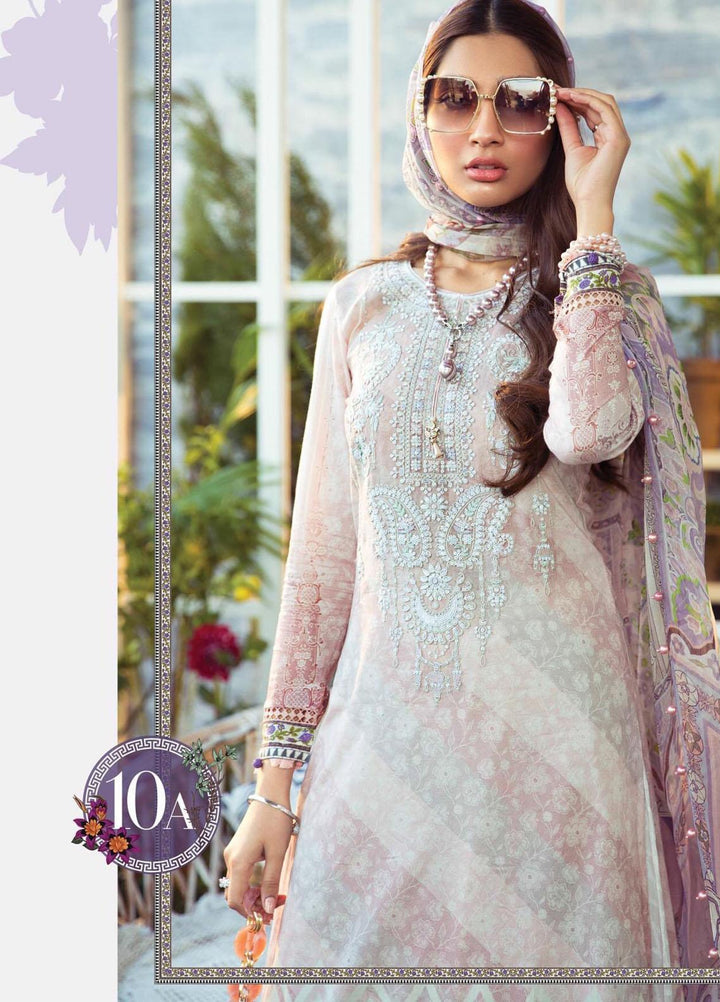 Mprints by Maria B Printed Lawn Suits Unstitched 3 Piece MB21MP 10A - Summer Collection