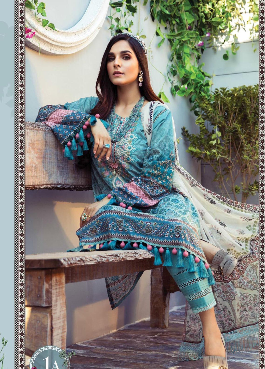 Mprints by Maria B Printed Lawn Suits Unstitched 3 Piece MB21MP 1A - Summer Collection