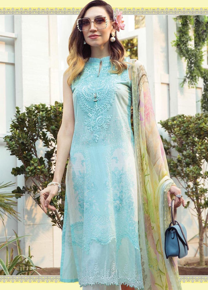 Mprints by Maria B Printed Lawn Suits Unstitched 3 Piece MB21MP 2A - Summer Collection