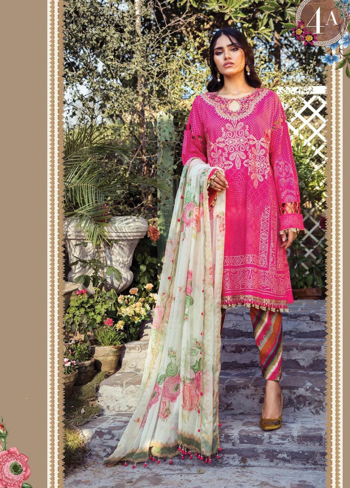 Mprints by Maria B Printed Lawn Suits Unstitched 3 Piece MB21MP 4A - Summer Collection