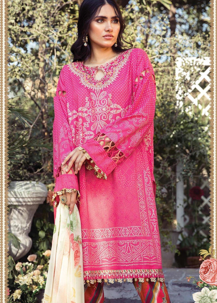 Mprints by Maria B Printed Lawn Suits Unstitched 3 Piece MB21MP 4A - Summer Collection