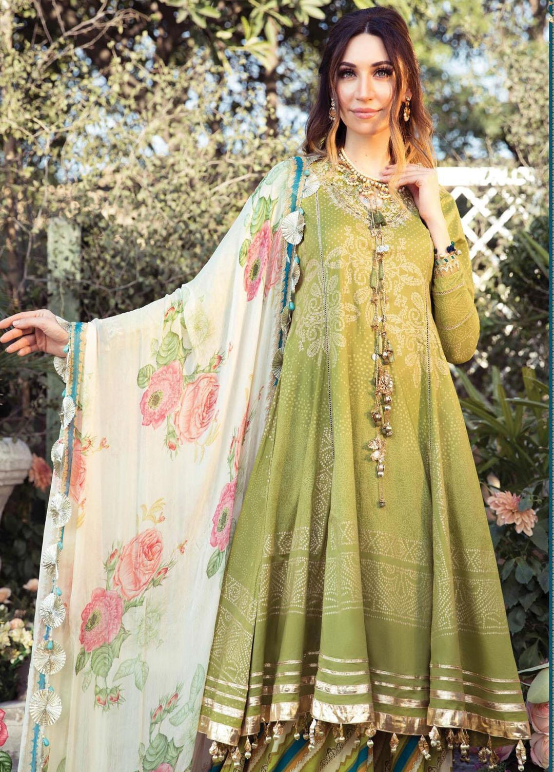 Mprints by Maria B Printed Lawn Suits Unstitched 3 Piece MB21MP 4B - Summer Collection