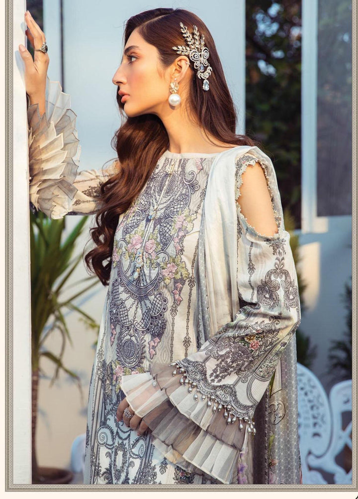 Mprints by Maria B Printed Lawn Suits Unstitched 3 Piece MB21MP 5B - Summer Collection