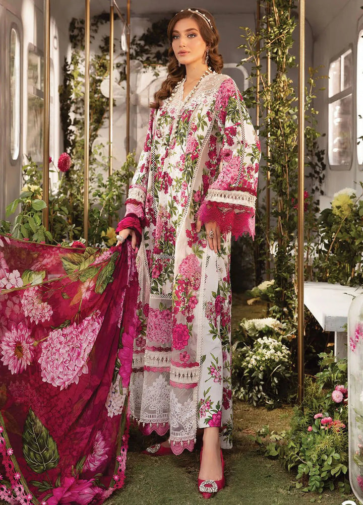 Maria B Pret Embroidered Lawn 3 Piece Suit 2A