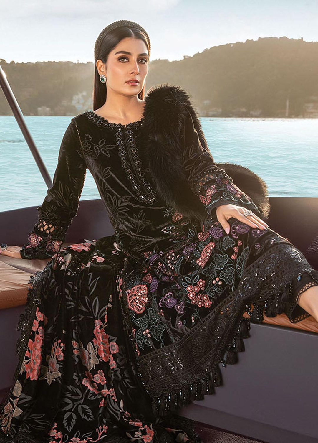 Salwar Kameez Velvet Latest Velvet Dresses 2018 Maria B Embroidered Velvet Suits Unstitched Piece MB23LN D2 Luxury Winter Collection Sanaulla Store Salwar Kameez Velvet Latest Velvet Dresses 2018 Maria B Embroidered Velvet Suits Unstitched Piece MB23LN D2 Luxury Winter Collection Sanaulla Store