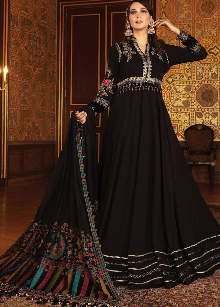 Maria B Embroidered Linen Suits Unstitched 3 Piece MB21W DL-906 - Winter Collection
