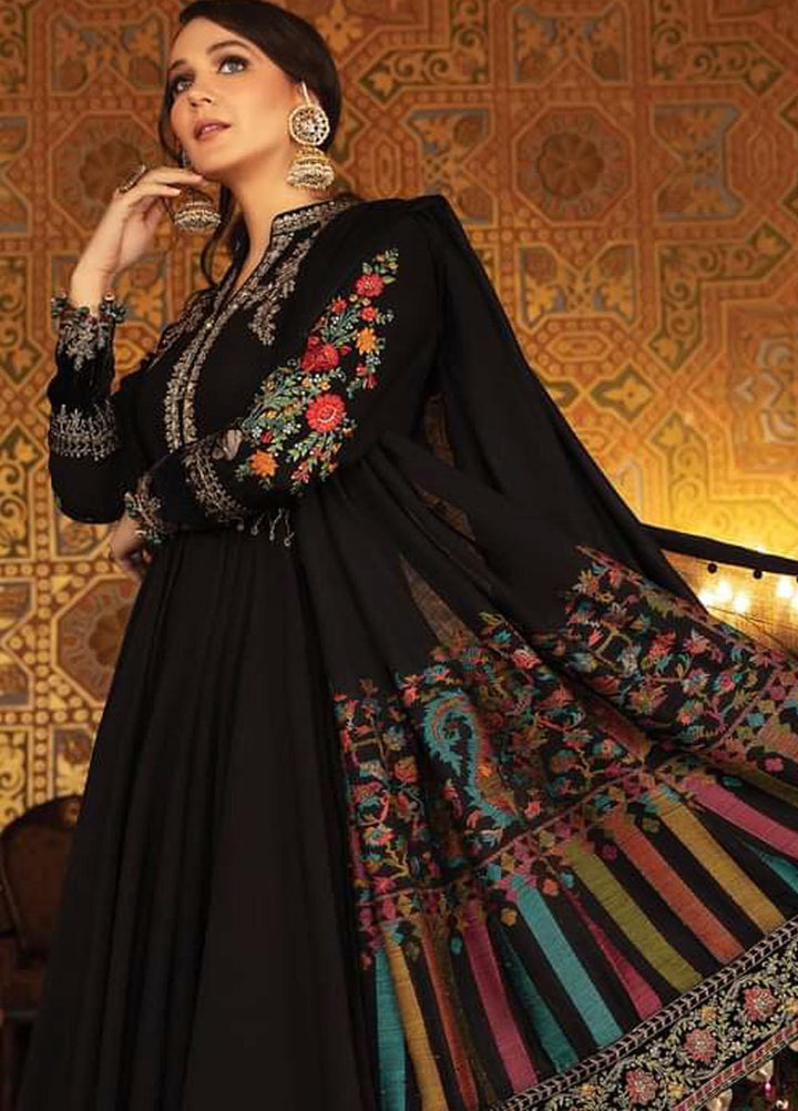 Maria B Embroidered Linen Suits Unstitched 3 Piece MB21W DL-906 - Winter Collection