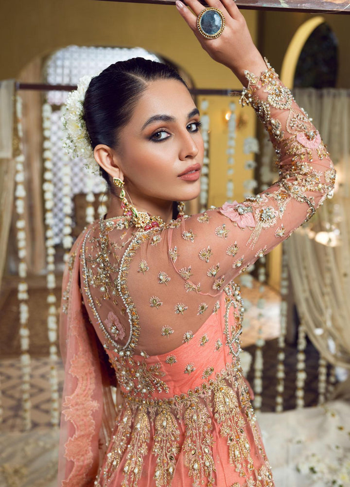 Maria Minahil Luxury Pret  Raw Silk 3 Piece Dress MRM23JM MNF-03 Amal Pink
