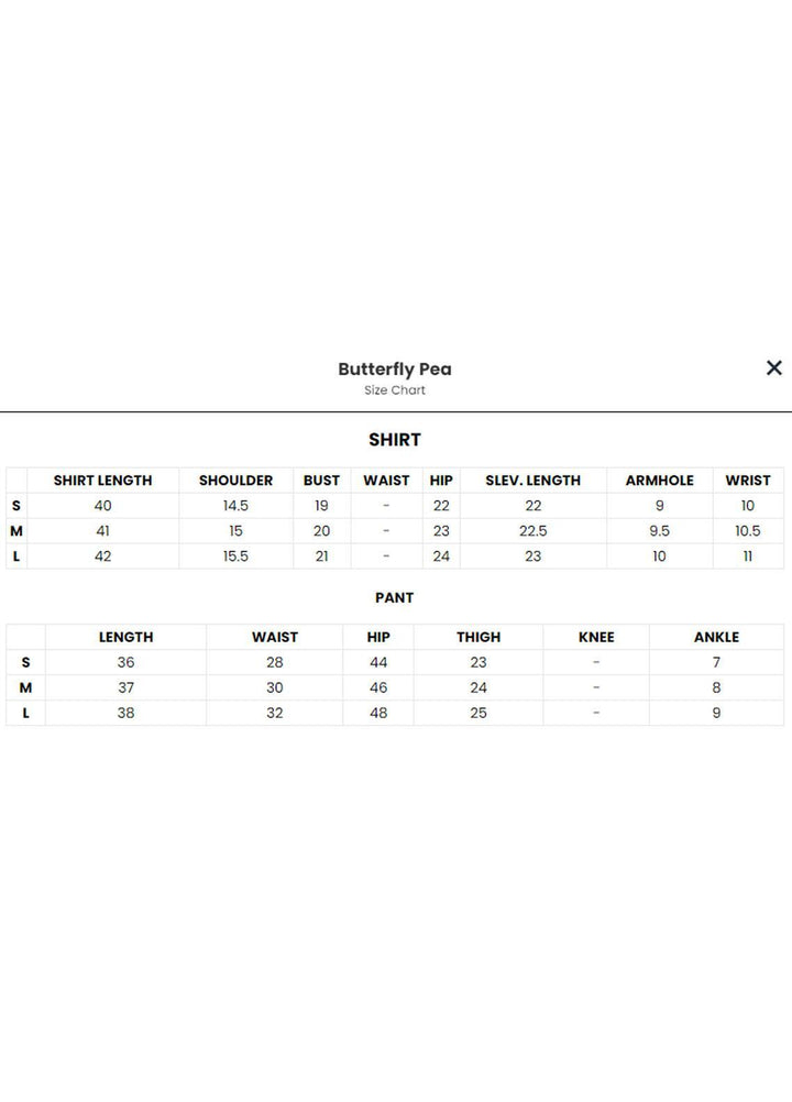 Maria Osama Khan Casual Pret  Lawn 3 Piece Suit MOK23CP Butterfly Pea