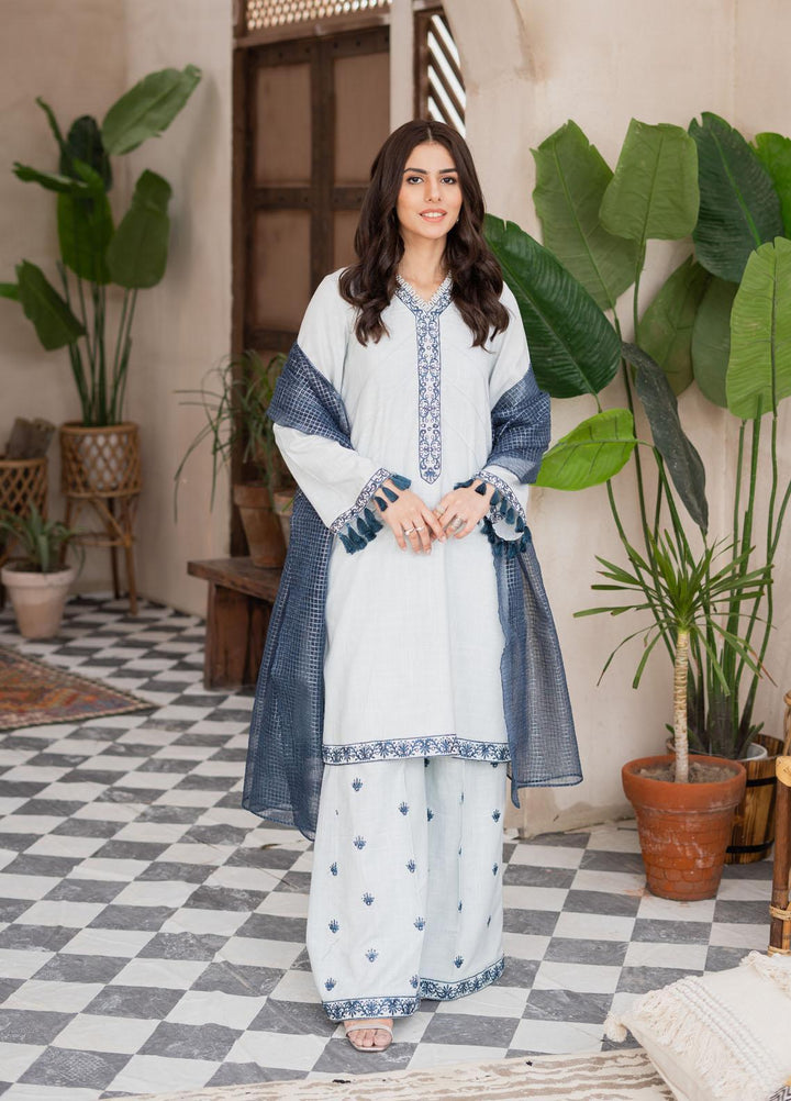 Maria Osama Khan Casual Pret  Lawn 3 Piece Suit MOK23CP Zephyr