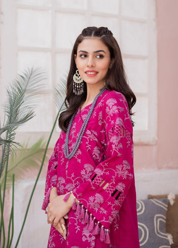 Maria Osama Khan Casual Pret  Lawn 2 Piece Suit MOK23CP Ballet Slipper