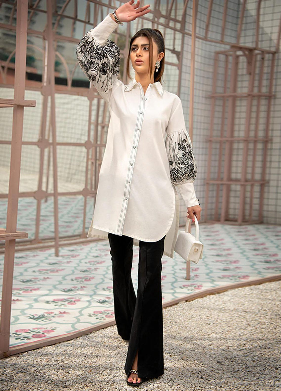 Maria Osama Khan Casual Pret  Lawn 2 Piece MOK22CB DENISE