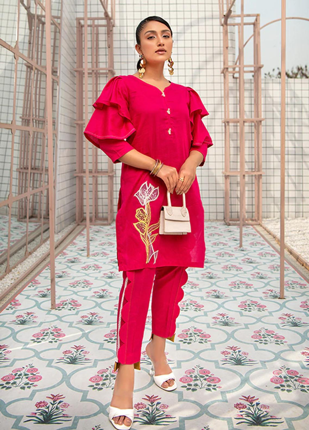 Maria Osama Khan Casual Pret  Lawn 2 Piece MOK22CB CALLISTA