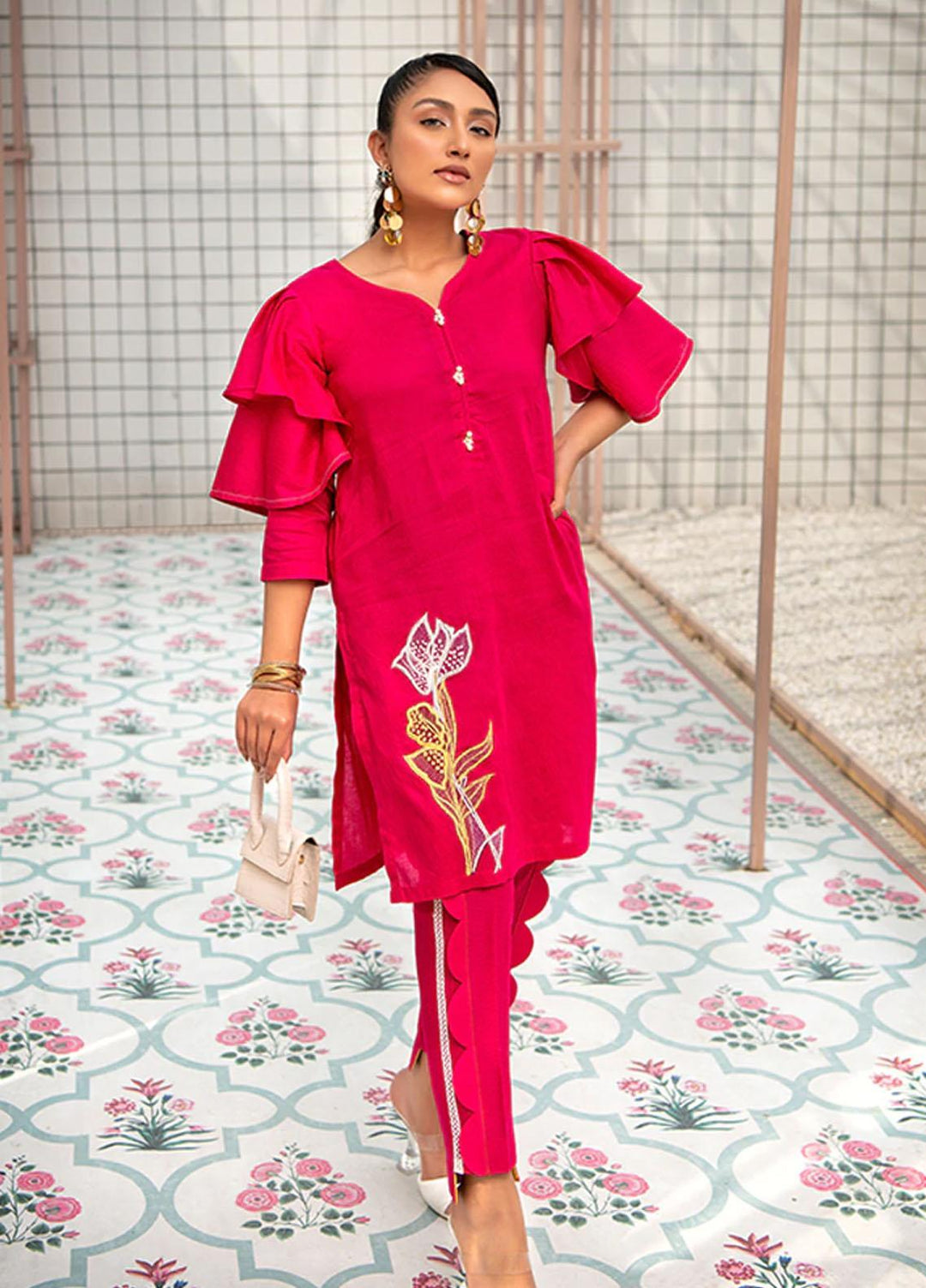 Maria Osama Khan Casual Pret  Lawn 2 Piece MOK22CB CALLISTA