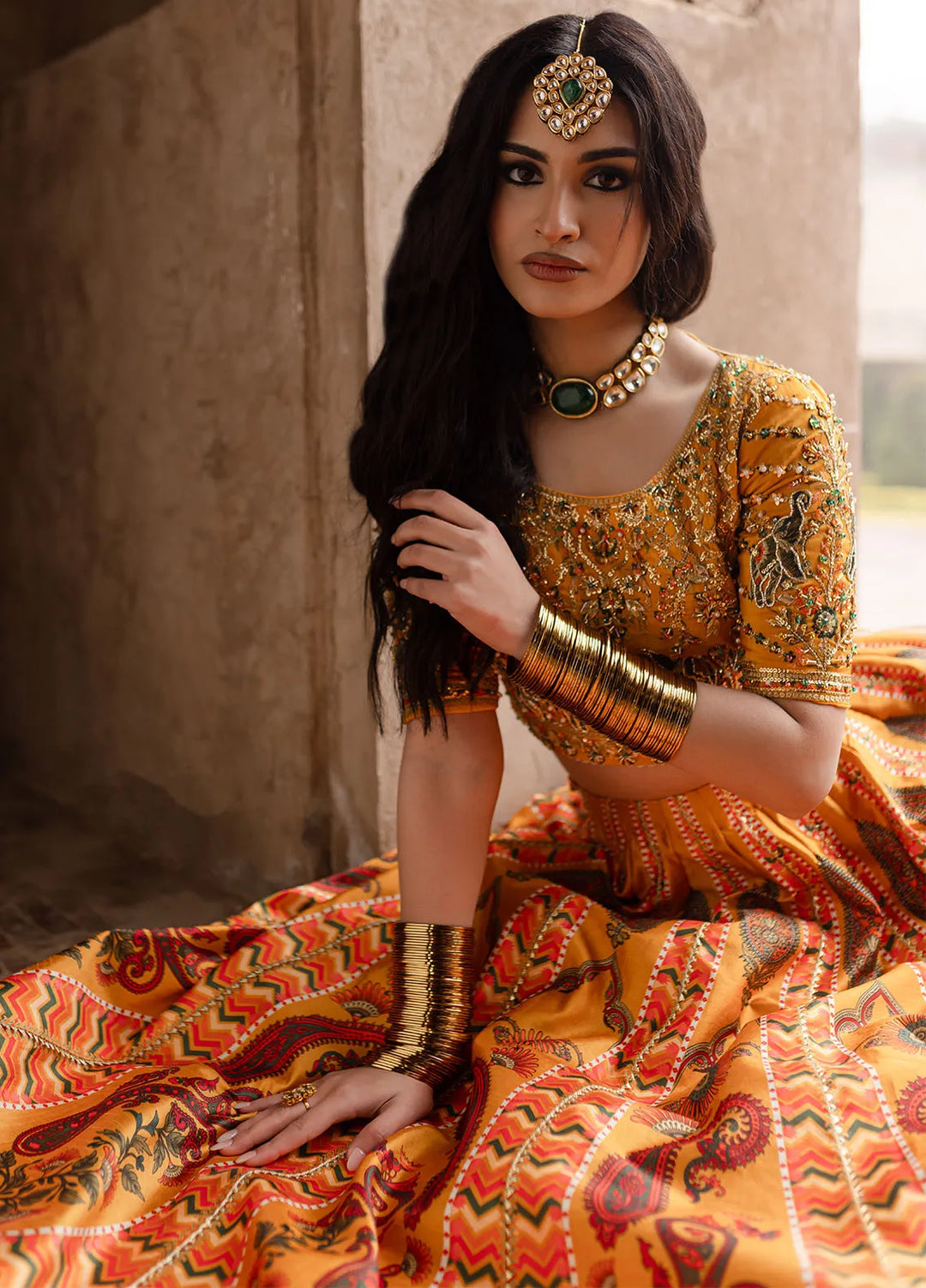 Maria Osama Khan Pret Embroidered 3 Piece Suit Zariya