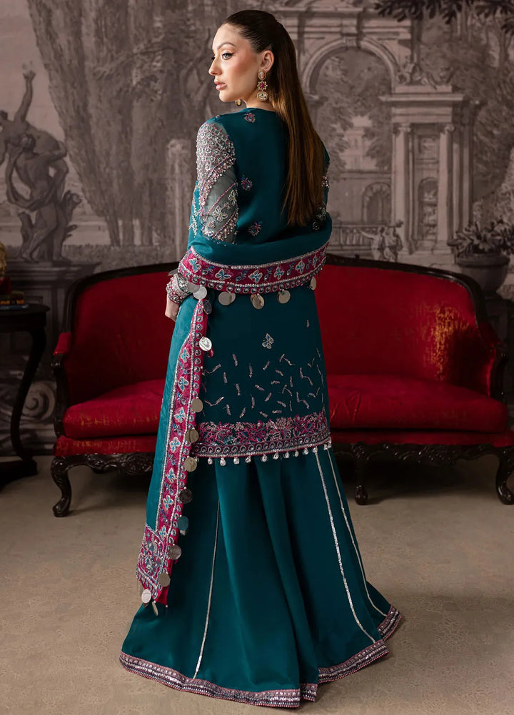 Maria Osama Khan Pret Embroidered Organza 3 Piece Suit Riva