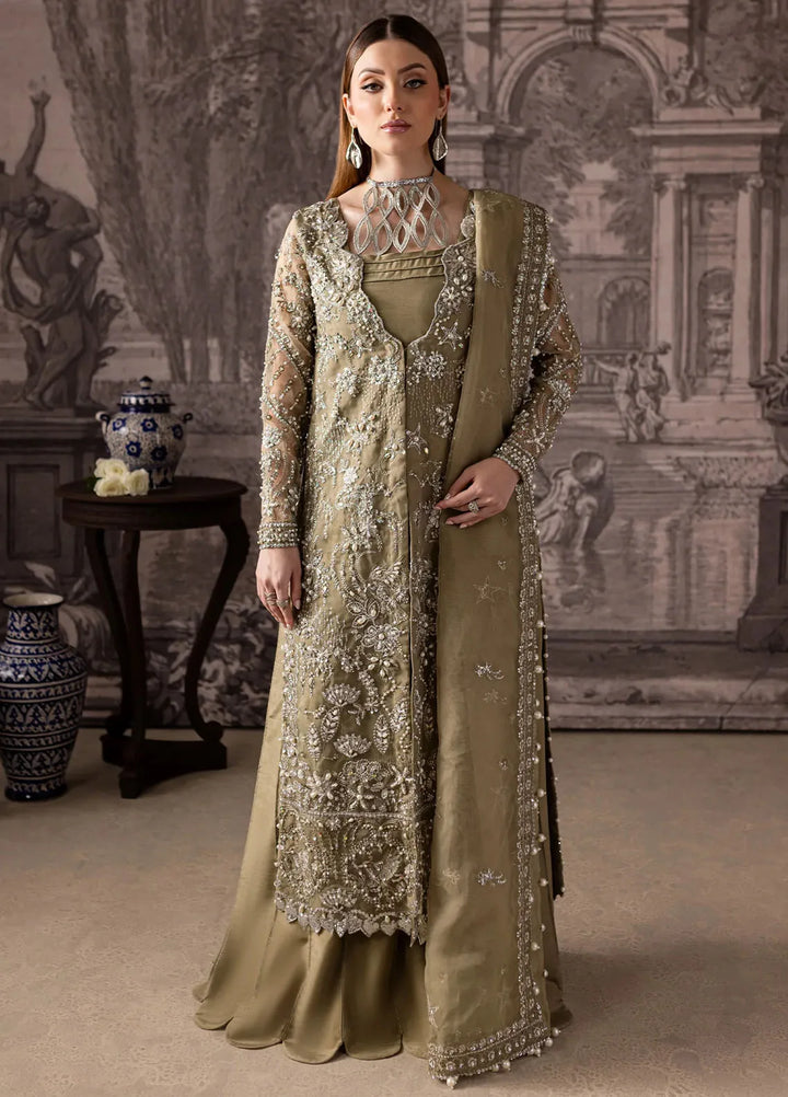 Maria Osama Khan Pret Embroidered Organza 4 Piece Suit Oraya