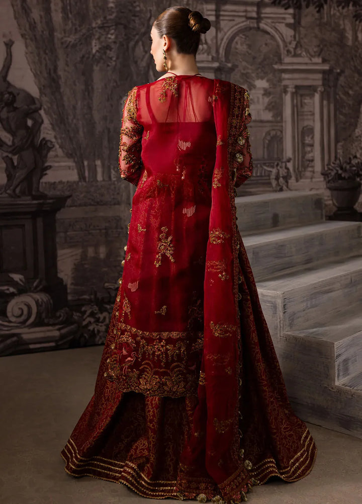 Maria Osama Khan Pret Embroidered Organza 4 Piece Suit Vanta