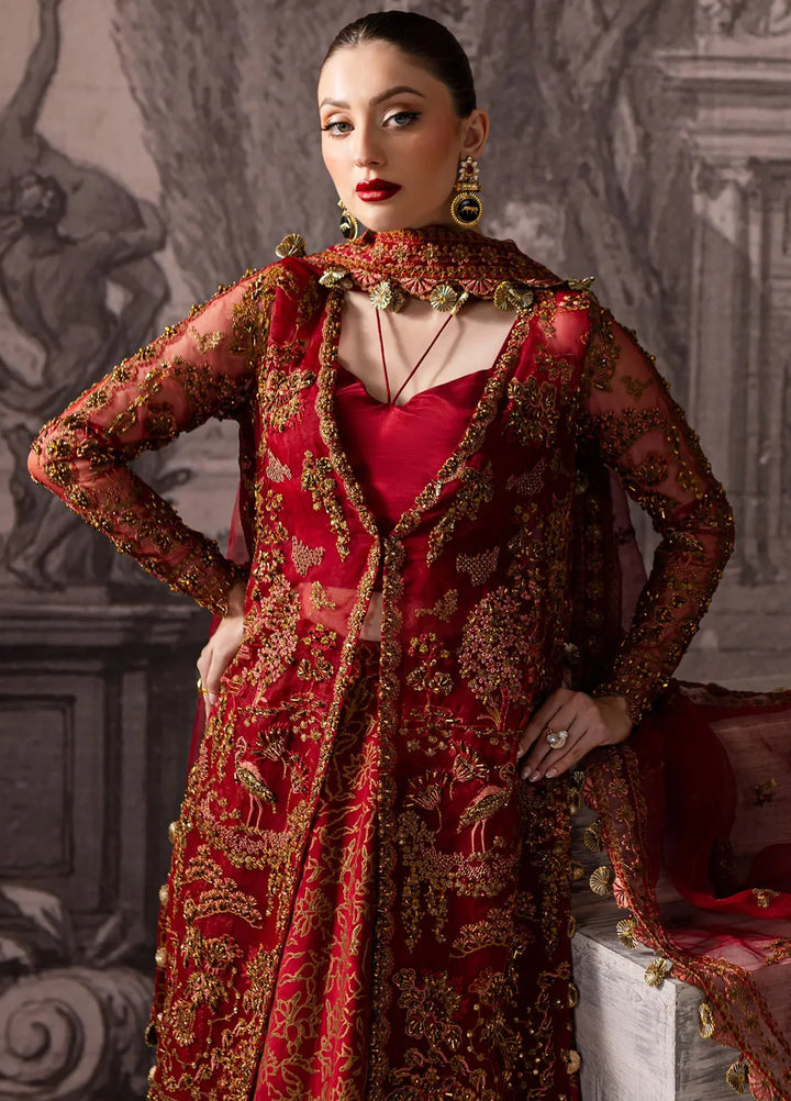 Maria Osama Khan Pret Embroidered Organza 4 Piece Suit Vanta