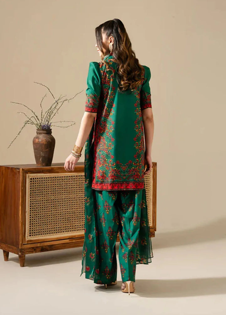 Maria Osama Khan Pret Printed Grip Silk 3 Piece Suit M-014 Vivian