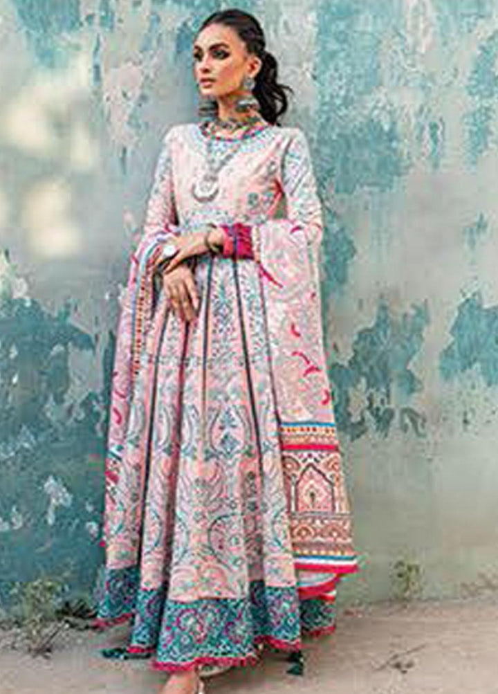 Sakhiyaan By Maria Osama Khan Embroidered  Suits Unstitched 3 Piece MOK22S MS-07 Dilafroz - Winter Collection