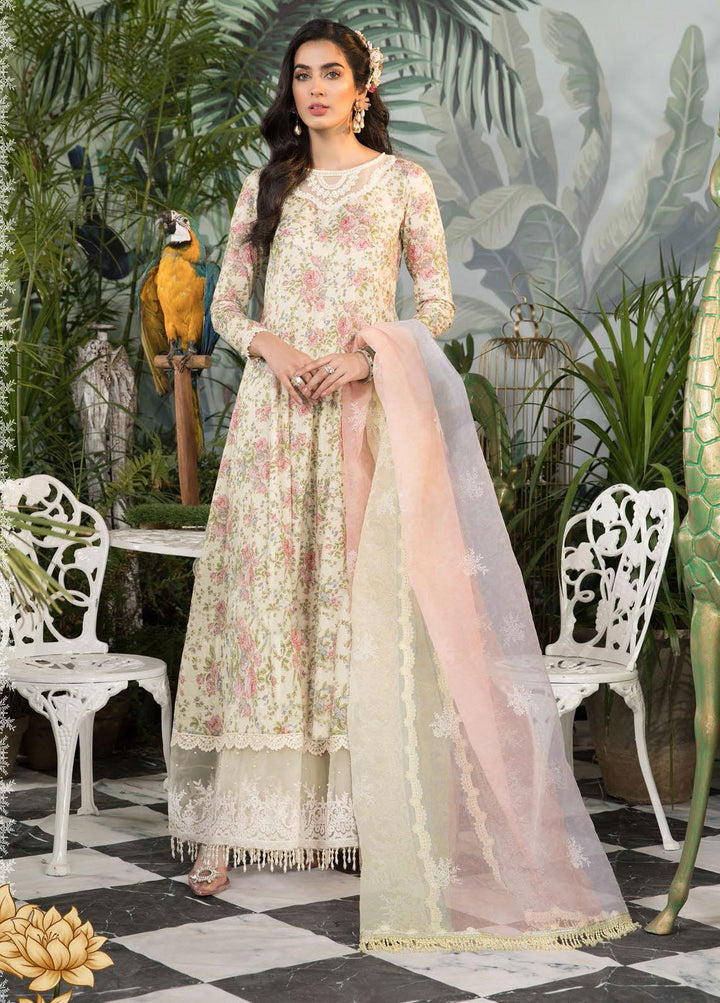 Mprints By Maria B Printed Lawn Suits Unstitched 3 Piece MB21-MP2 1102-B - Summer Collection