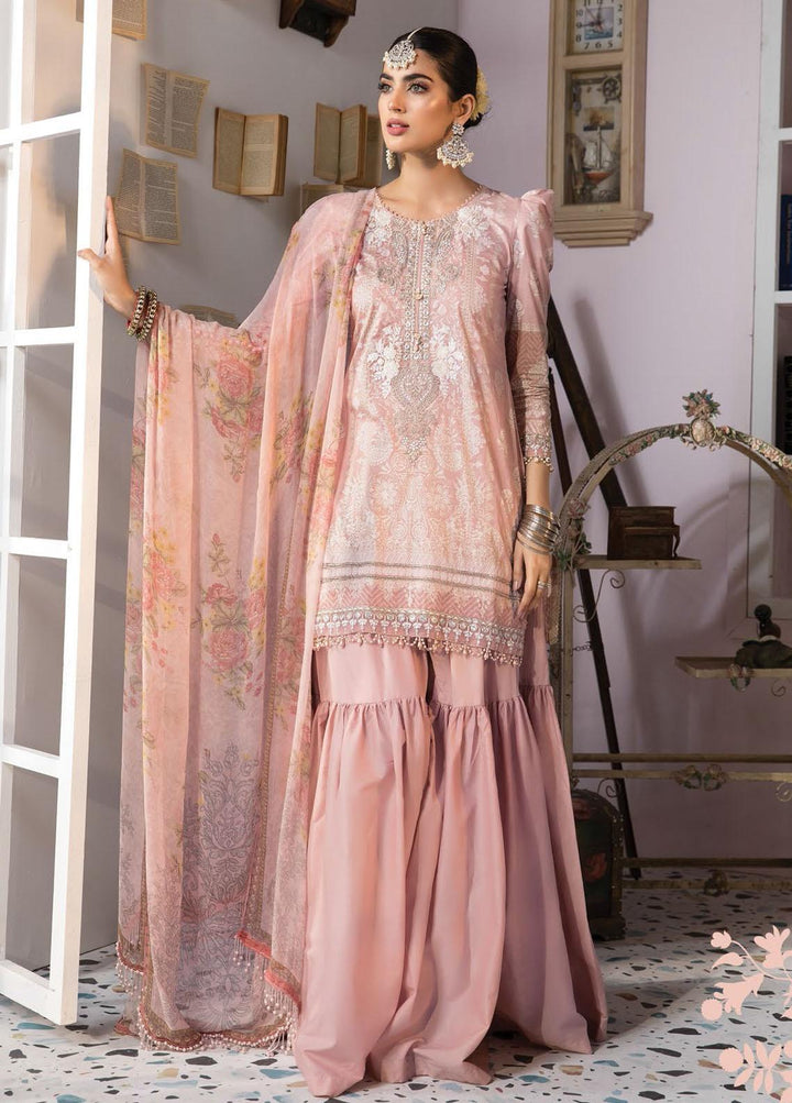 Mprints By Maria B Printed Lawn Suits Unstitched 3 Piece MB21-MP2 1103-A - Summer Collection