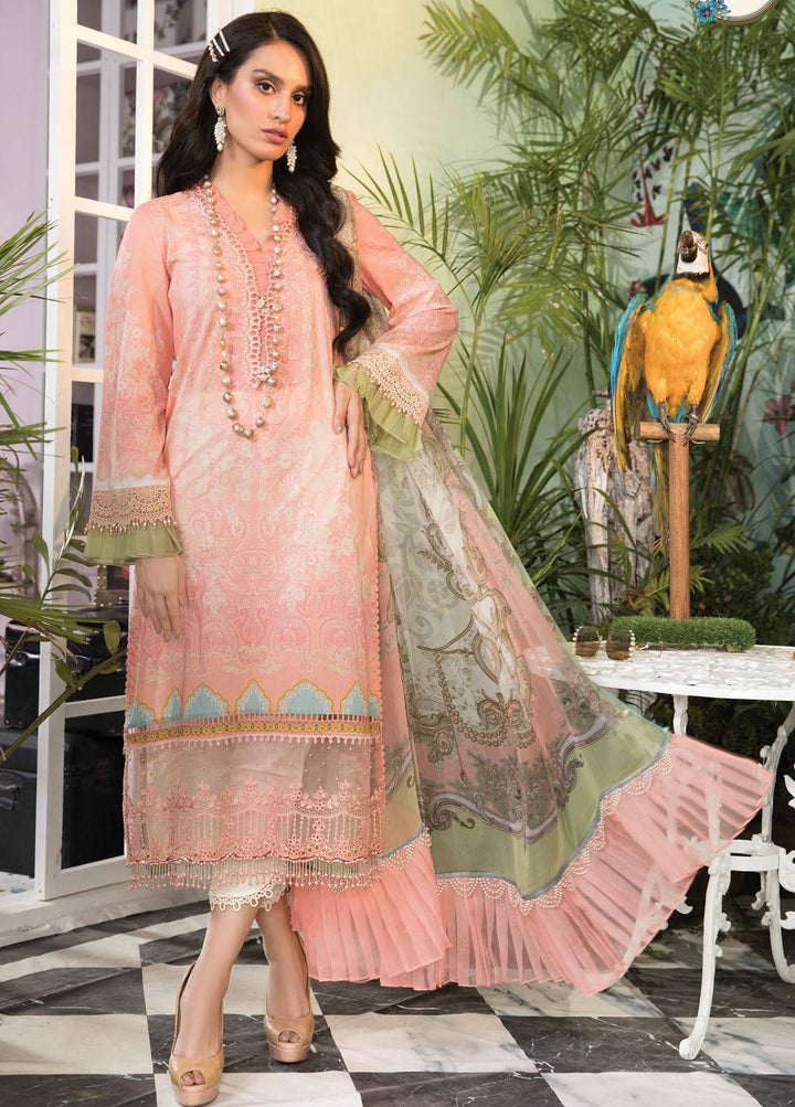 Mprints By Maria B Printed Lawn Suits Unstitched 3 Piece MB21-MP2 1108-B - Summer Collection