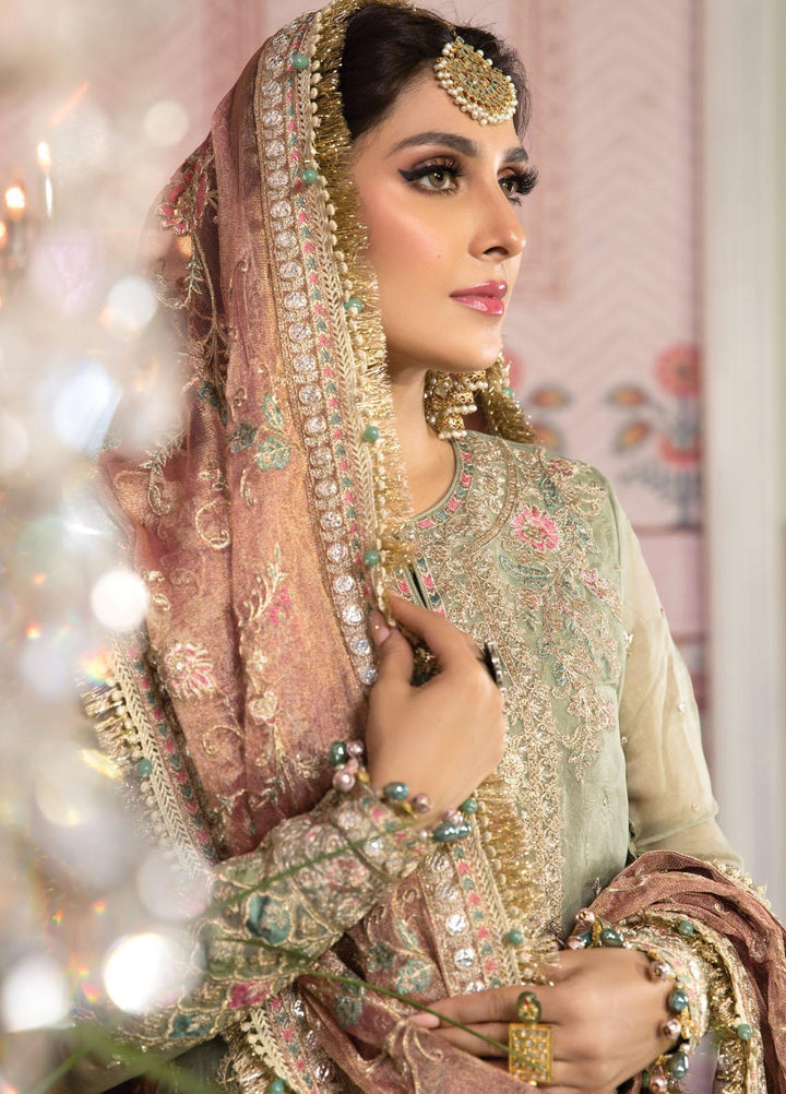 Maria B Embroidered Organza Suits Unstitched 3 Piece MB21MH D-05 - Luxury Collection