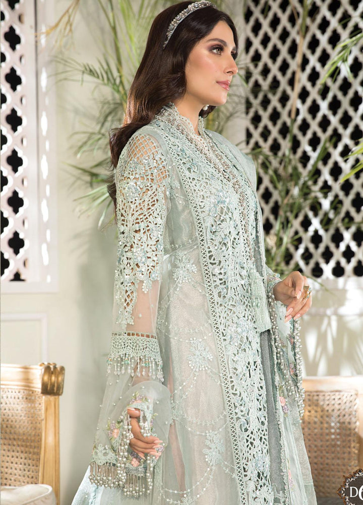 Maria B Embroidered Organza Suits Unstitched 3 Piece MB21MH D-06 - Luxury Collection
