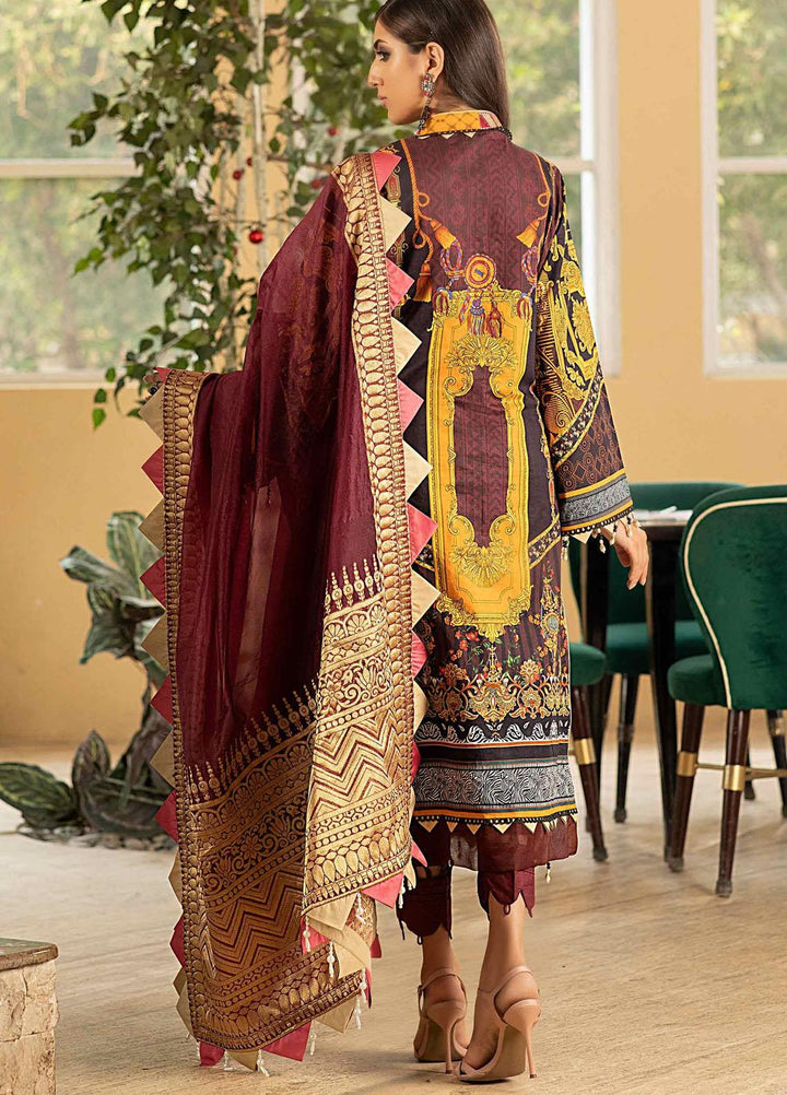 Marjaan By Sifona Embroidered Lawn Suits Unstitched 3 Piece SF21M 05 - Festive Collection