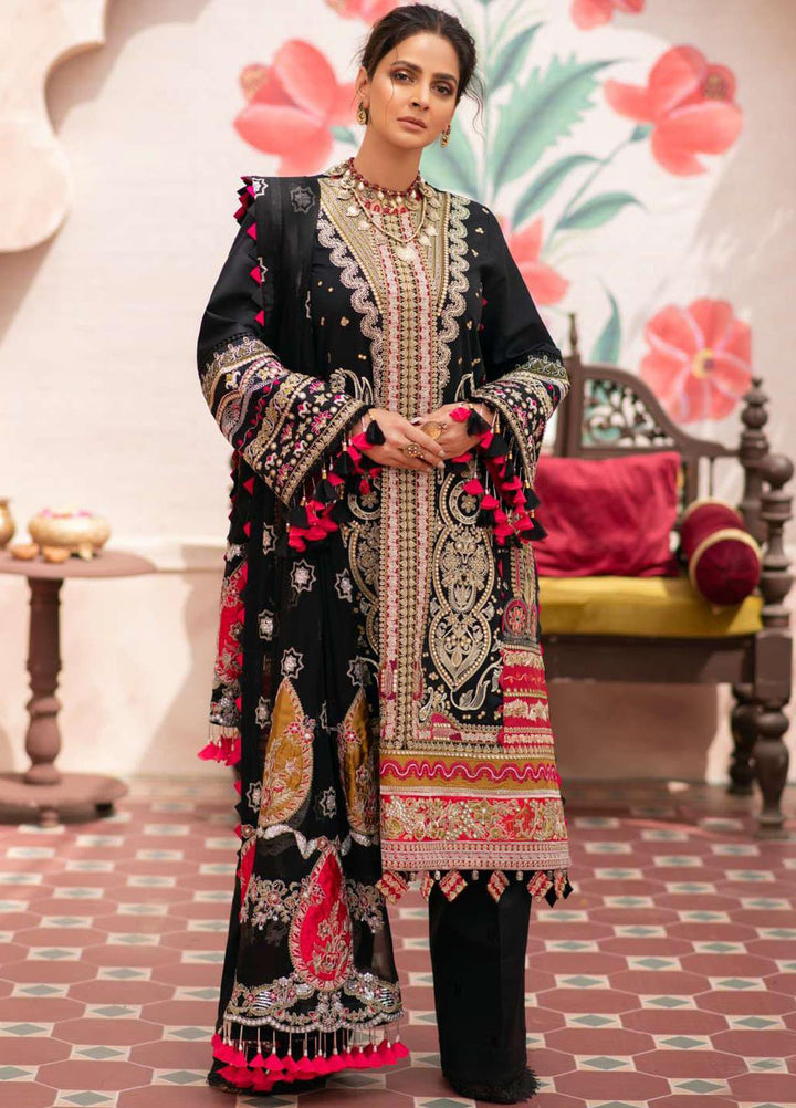 Maryam Hussain Embroidered Lawn Suits Unstitched 3 Piece MRH21LL 05-Jahanara - Festive Collection