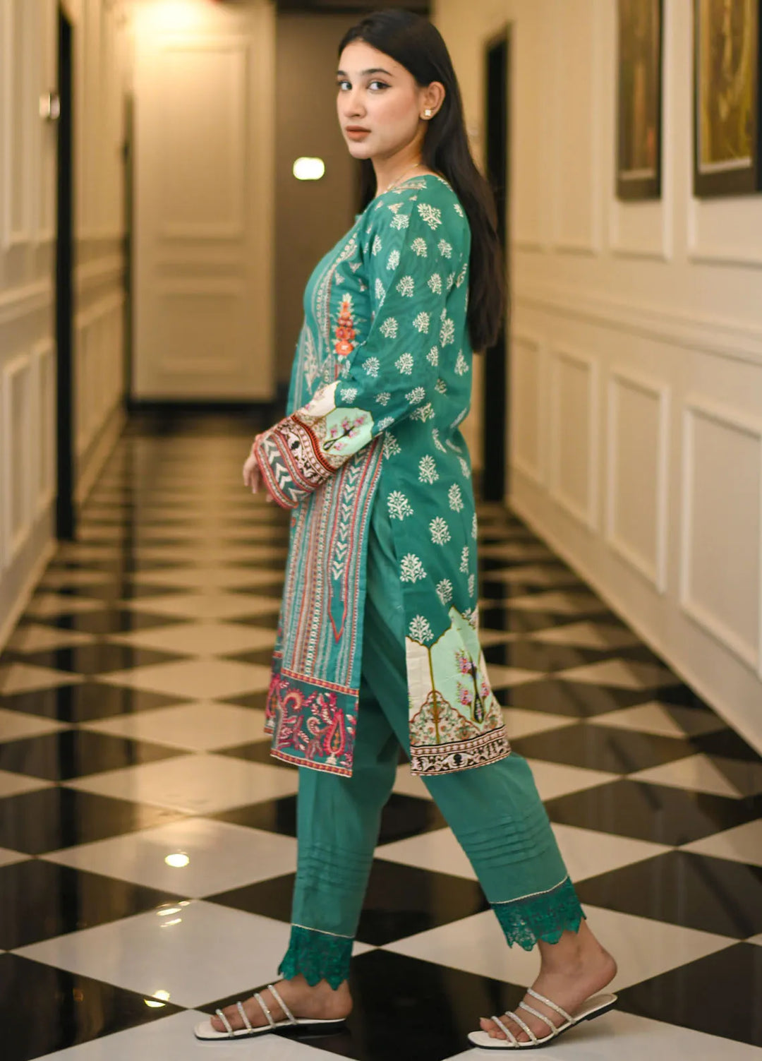 Maryam Malik Pret Casual Lawn Kurti D-10