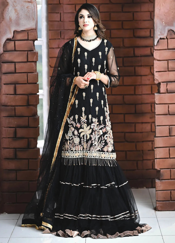 Maryam Malik Pret Embroidered Organza 3 Piece Suit Dilkash