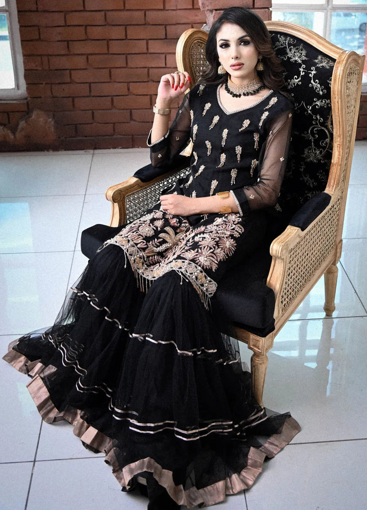 Maryam Malik Pret Embroidered Organza 3 Piece Suit Dilkash