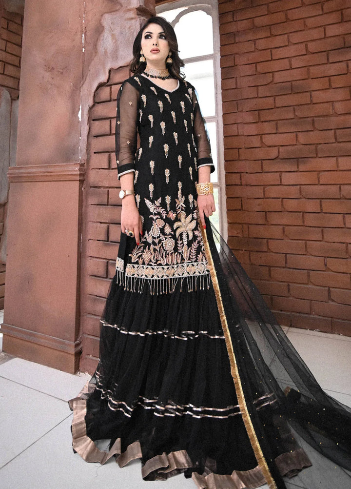 Maryam Malik Pret Embroidered Organza 3 Piece Suit Dilkash
