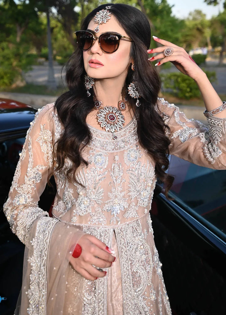 Maryam Malik Pret Embroidered Organza 3 Piece Suit Gul Meher