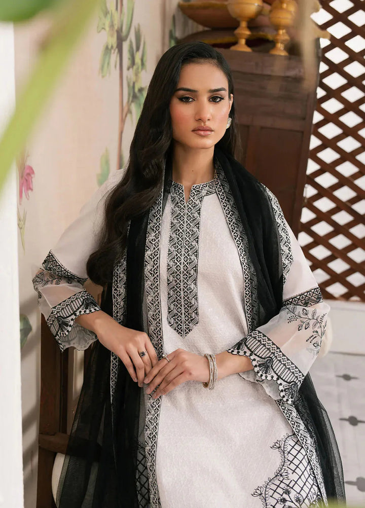 Maryam N Maria Embroidered Lawn Suits Unstitched 3 Piece MNM25EL MS-50147 Azadeh - Summer Collection