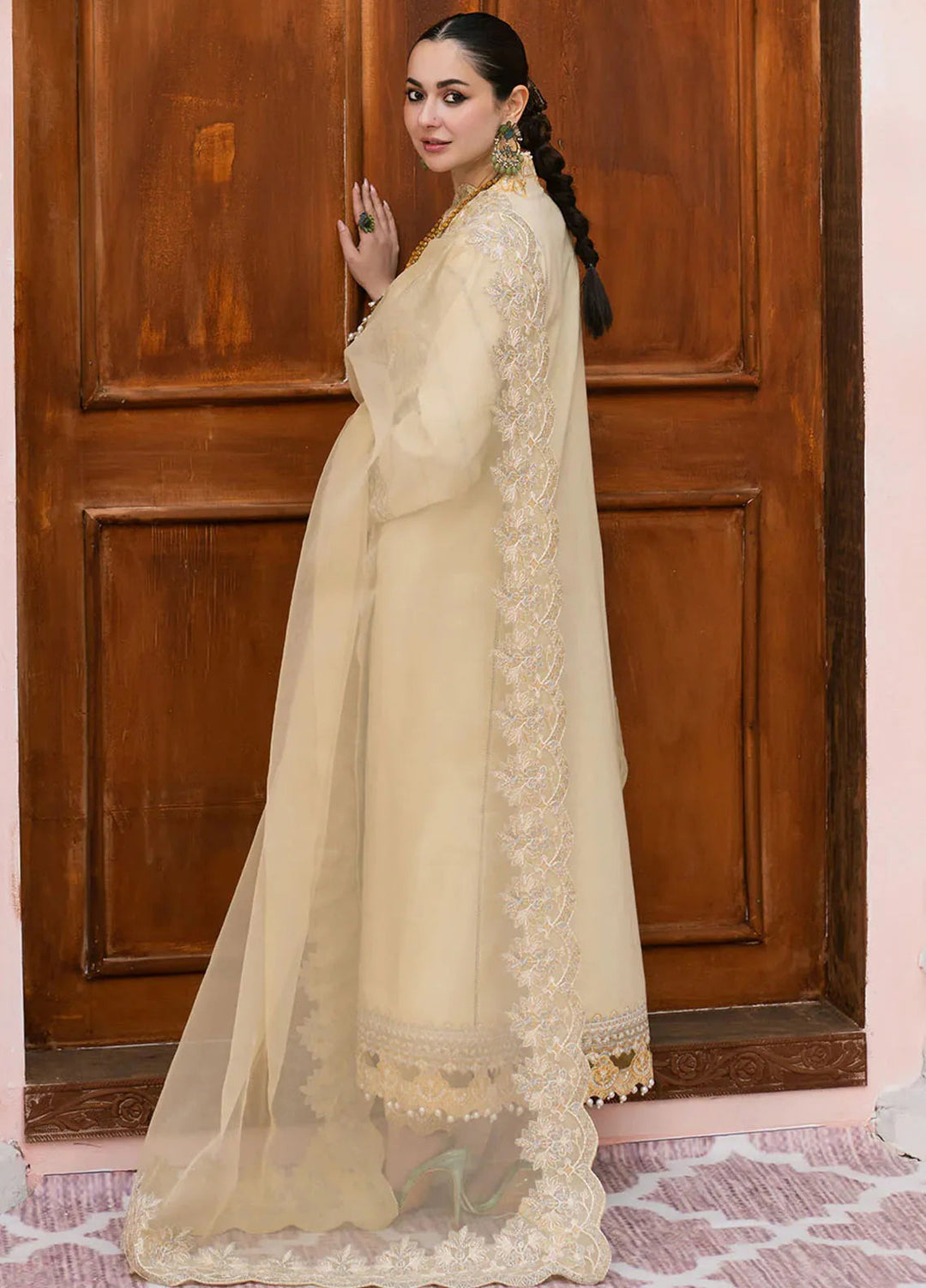 Maryam N Maria Embroidered Lawn Suits Unstitched 3 Piece MNM25EL MS-50148 Afsaneh - Summer Collection
