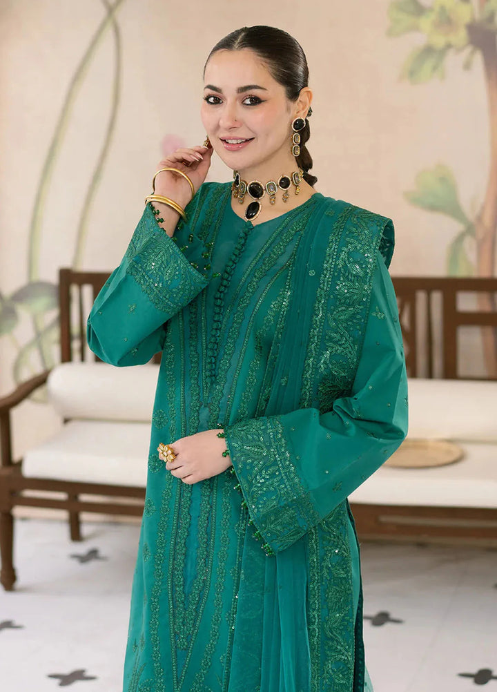 Maryam N Maria Embroidered Lawn Suits Unstitched 3 Piece MNM25EL MS-50149 Afareen - Summer Collection