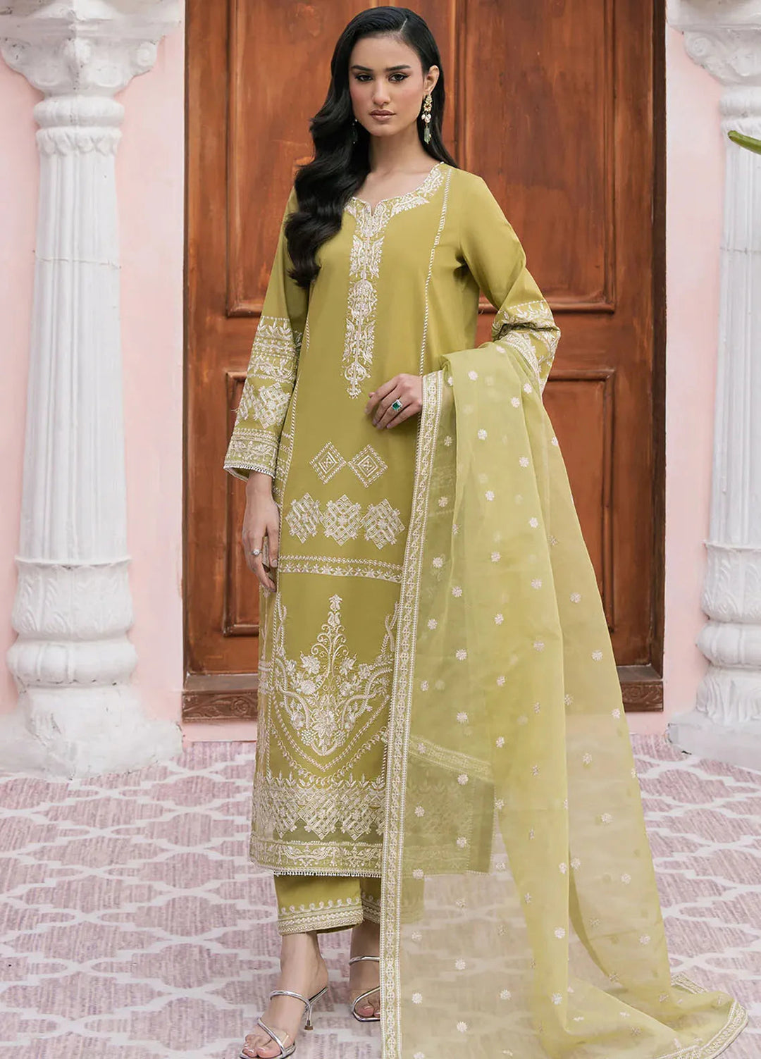Maryam N Maria Embroidered Lawn Suits Unstitched 3 Piece MNM25EL MS-50150 Arghavan - Summer Collection