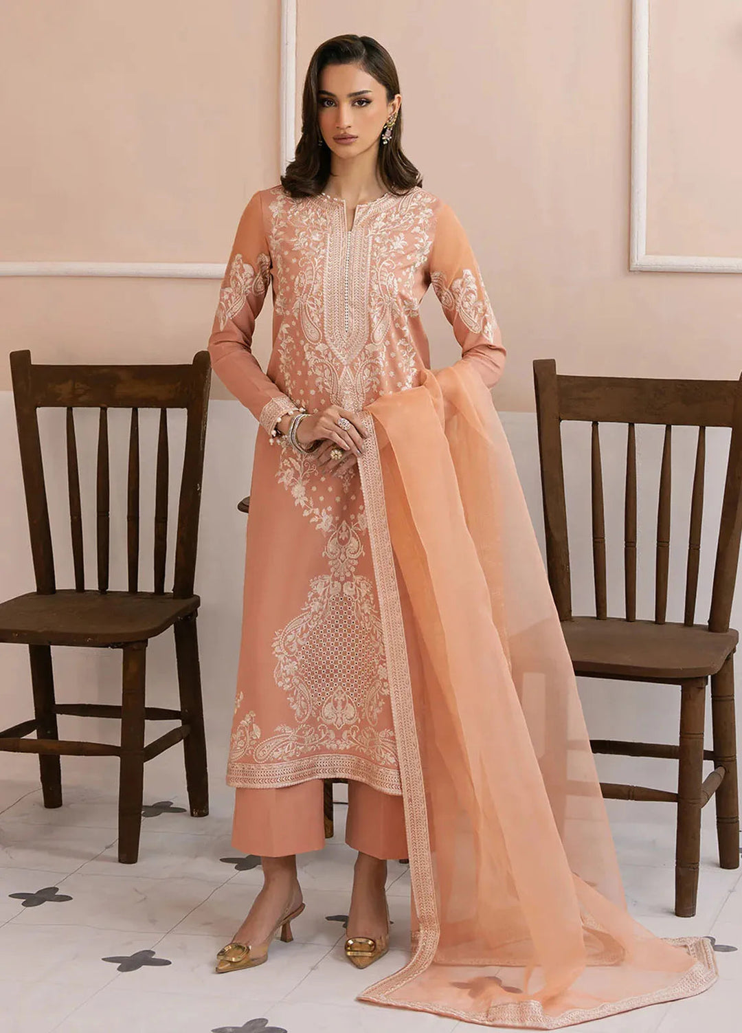 Maryam N Maria Embroidered Lawn Suits Unstitched 3 Piece MNM25EL MS-50151 Assieh - Summer Collection
