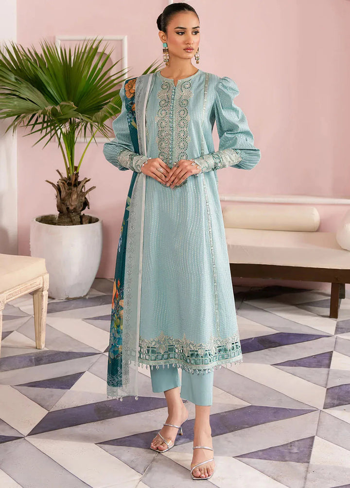 Maryam N Maria Embroidered Lawn Suits Unstitched 3 Piece MNM25EL MS-50158 Atoosh - Summer Collection
