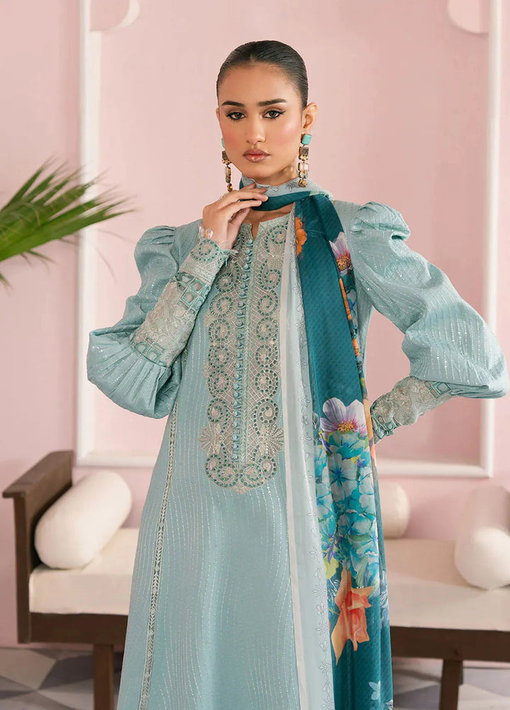 Maryam N Maria Embroidered Lawn Suits Unstitched 3 Piece MNM25EL MS-50158 Atoosh - Summer Collection
