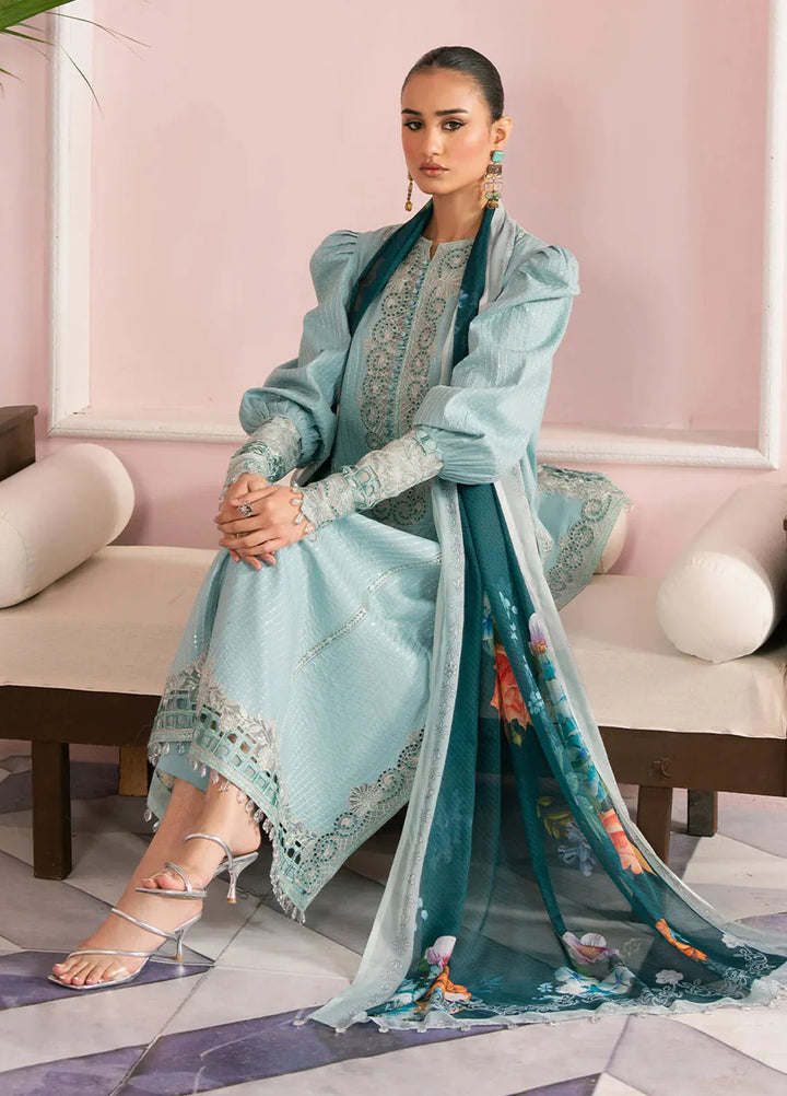 Maryam N Maria Embroidered Lawn Suits Unstitched 3 Piece MNM25EL MS-50158 Atoosh - Summer Collection